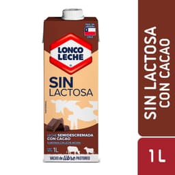 Leche Semidescremada Sin Lactosa Sabor Chocolate 1 LT
