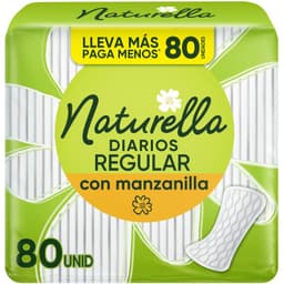 Protectores Diarios con Manzanilla Naturella 80 un