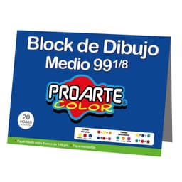 Block Medio N 99 1/8 20 Hojas UN