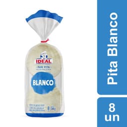 Pan Pita Blanco 8 UN