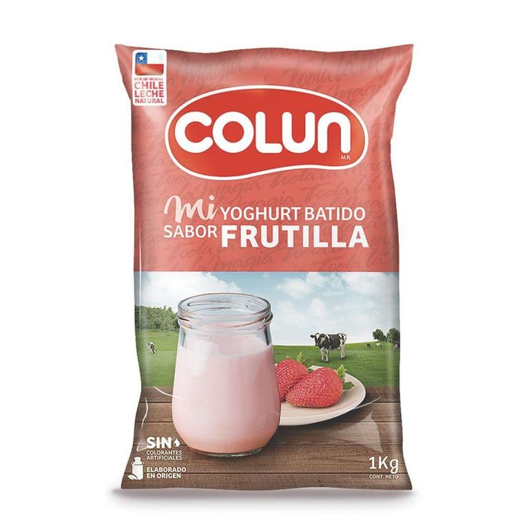 Yoghurt Frutilla Bolsa 1 KG