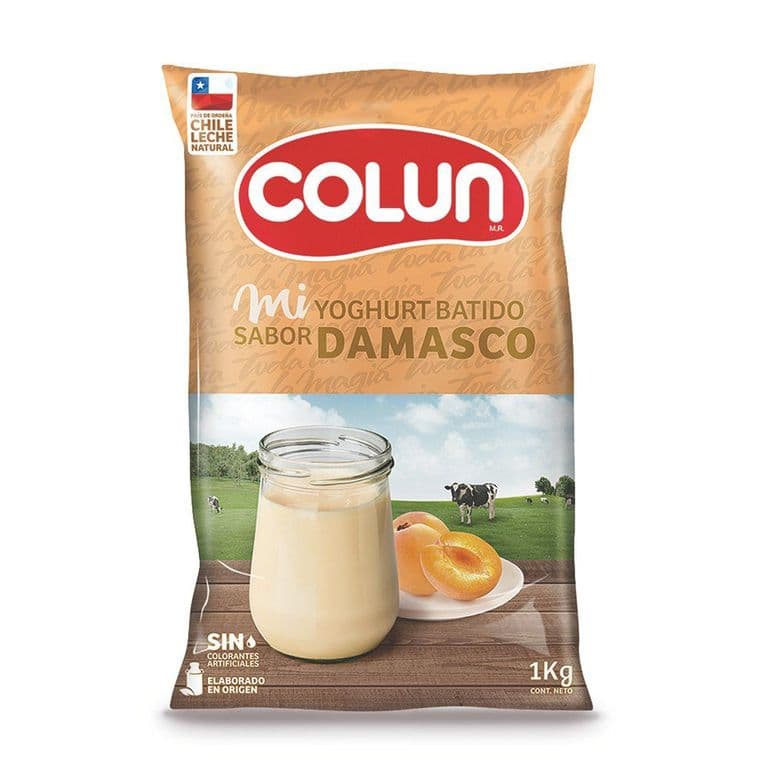 Yoghurt Damasco Bolsa 1 KG