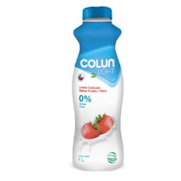 Leche Cultivada Light Sabor Frutilla Colun 1 lt