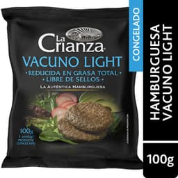 Hamburguesa de Vacuno Light La Crianza 100 g