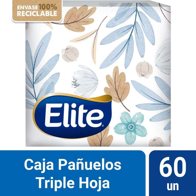 Panuelos Desechables Facial Premium Elite 60 Un