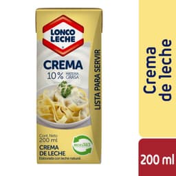 Crema de Leche Lista Light 200 ML