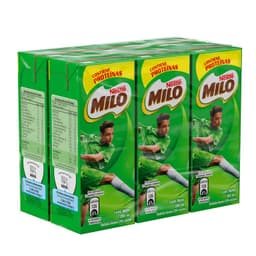 Pack Bebida Lactea Chocolate Milo 6 x 200 ml PACK 6 X 200 ML