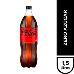 Bebida Coca Cola Zero Azucar Desechable 1.5 L 1.5 LT