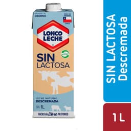 Leche Descremada Sin Lactosa Loncoleche 1 lt