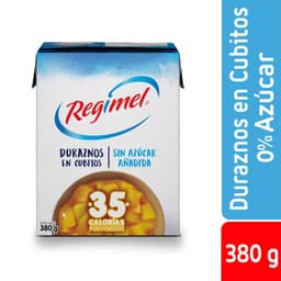 Duraznos En Cubitos Libre De Azucar 380 GR