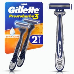 Maquina de Afeitar Prestobarba3 Extra Suave Gillette 2 un