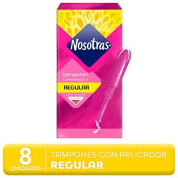 Tampon Regular Con Aplicador 8 UN