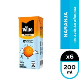 Nectar Andina del Valle naranja 0% Azucar Anadida 200 ML