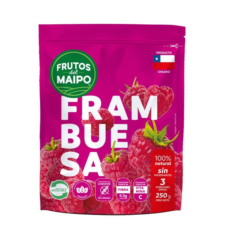FRAMBUESA F. MAIPO 250 GR