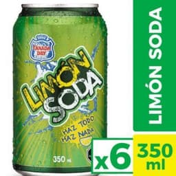 Pack Bebida Limon Soda Lata 6 x 350 ml