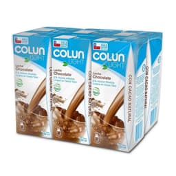 Pack Leche Light Sabor Chocolate Colun 6 x 200 ml PACK 6 X 200 ML