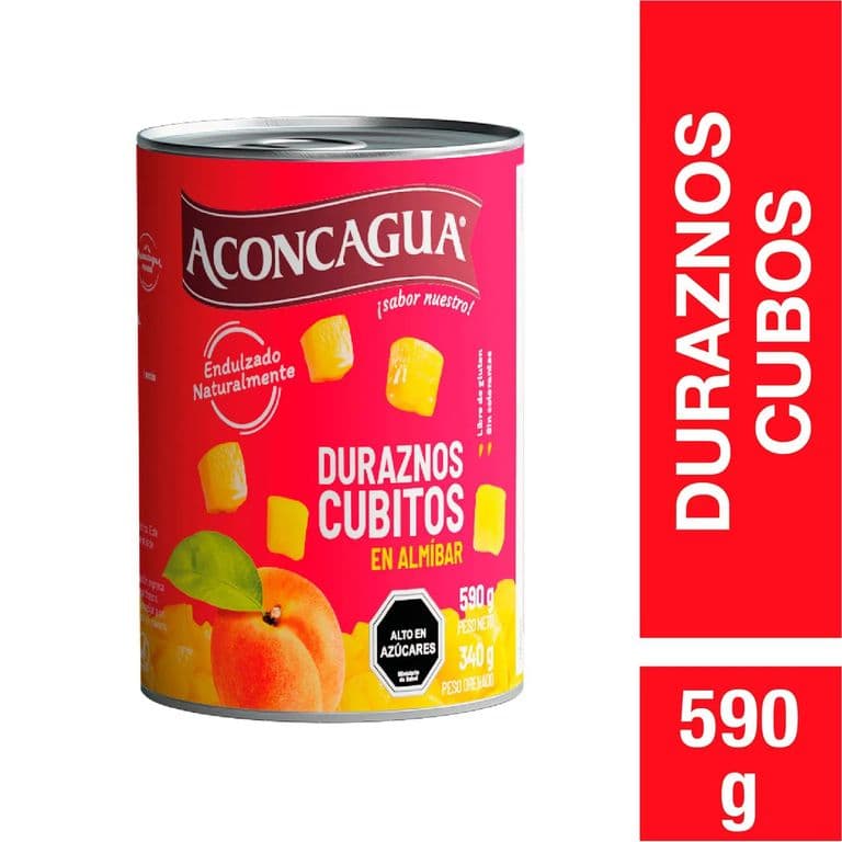 Duraznos Cubitos 590 GR
