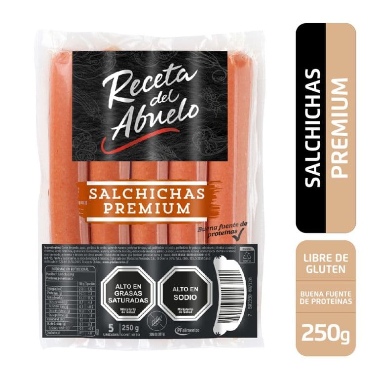 Salchicha Natural Premium 5 UN