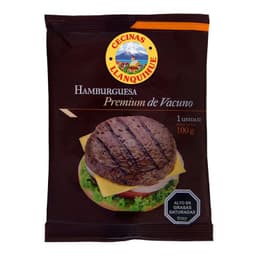 Hamburguesa de Vacuno Premium Llanquihue 100 g