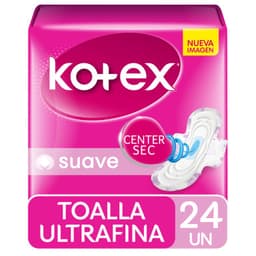 Toalla Higienica Ultra Fina Tela Suave Con Alas 24 UN