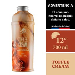 Licor Capel Caramelo, Toffee y Crema 12 700 cc 700 ML