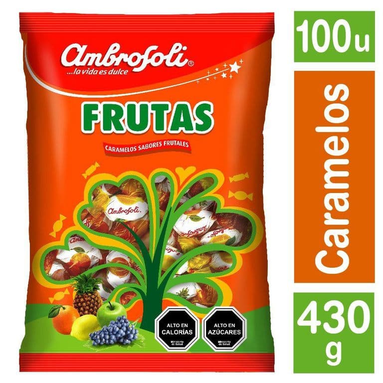 Caramelos Ambrosoli Frutas 430 GR