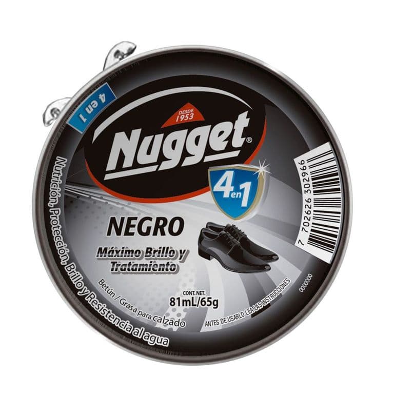 Pasta para Calzado Negro Nugget 65 g