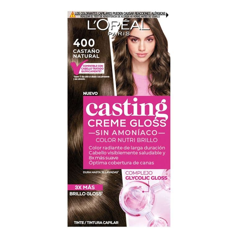 Tintura Casting Creme Gloss T 400 Castano 1 UN