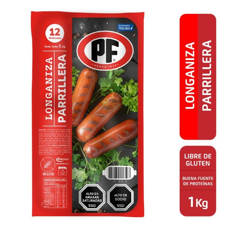 Longaniza Parrillera Al Vacio PF 1 Kg