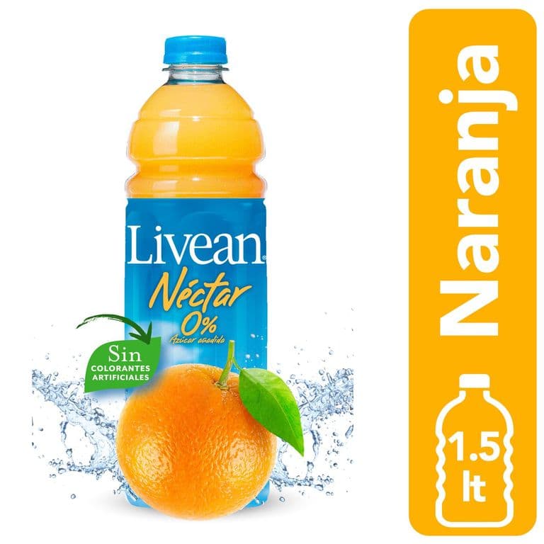 Nectar de Naranja Livean 1.5 L 1.5 LT