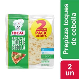 Pack Masa Pre Pizza Toques de Cebolla 500 GR
