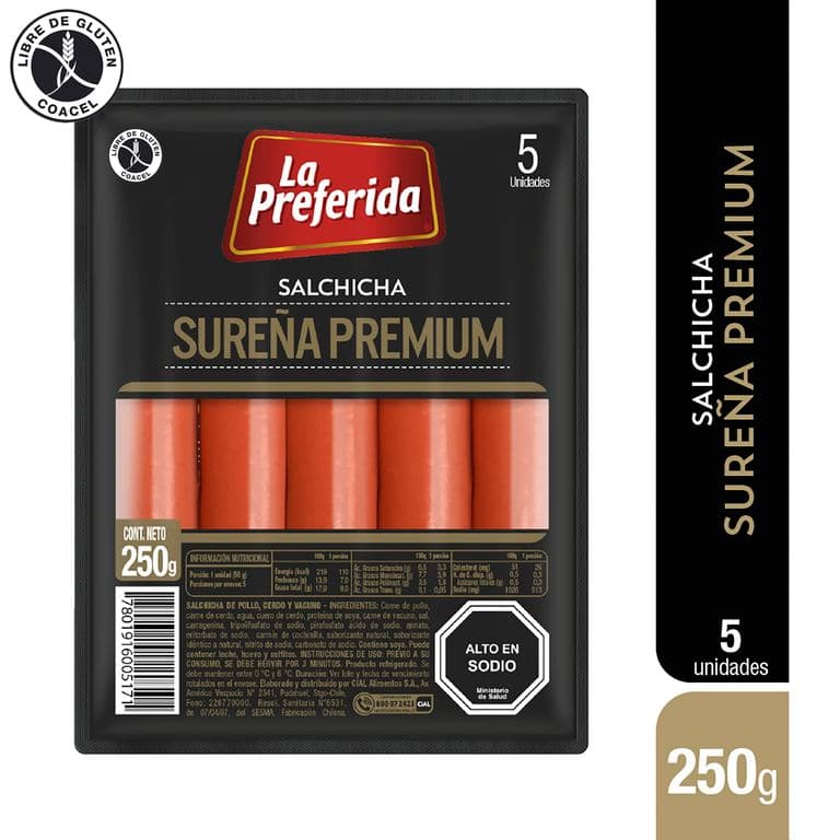 Salchicha Surena 250 GR