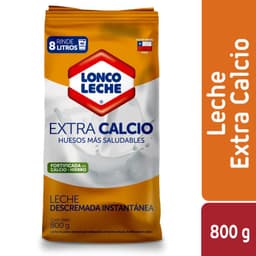 Leche en Polvo Descremada Instantanea Extra Calcio Loncoleche 800 gr