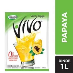 Bebida Instantanea En Polvo Sabor Papaya 8 GR