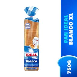 Pan de Molde Blanco XL Ideal 750 g