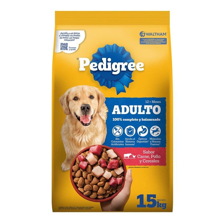 Alimento para Perro Sabor Carne y Pollo Pedigree 15 Kg