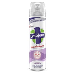 Desinfectante Aerosol de Ambientes y Elimina Olores Lysoform Lavanda 360 ml