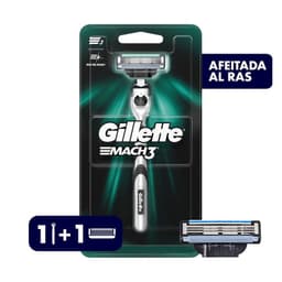 Maquina para Afeitar + Repuesto Mach3 Gillette 1 un