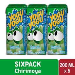 Pack Bebida Lactea Sabor Chirimoya Yogu Yogu 6 x 200 ml PACK 6 X 200 ML