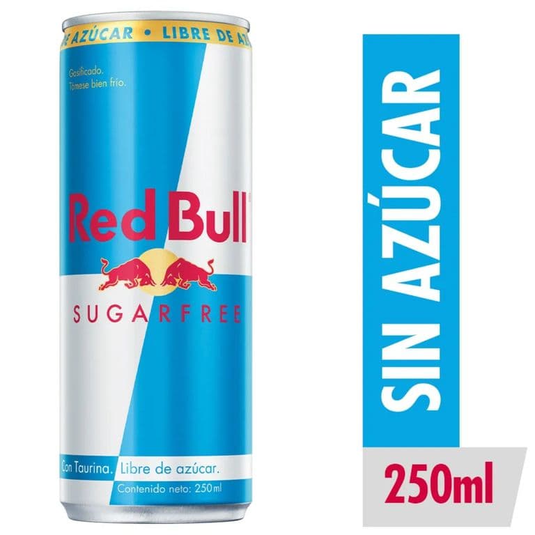 Bebida Energetica Red Bull Sin Azucar 250 ml