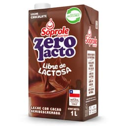 Leche Semidescremada Zerolacto Sabor Chocolate 1 LT