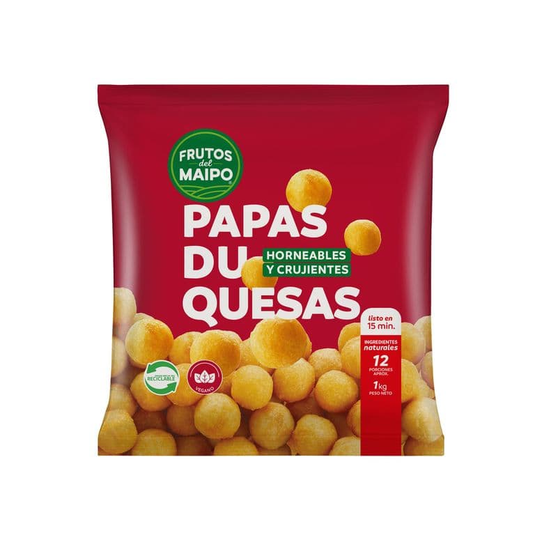 Papas Duquesas Congeladas Frutos del Maipo 1 Kg