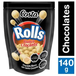 Chocolate Rolls Blanco 140 GR