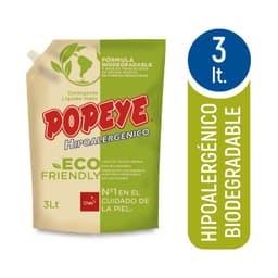 Detergente Liquido Ecofriendly Doypack Popeye 3 lt