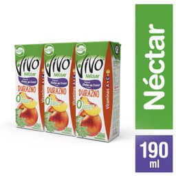 Tripack Nectar Durazno 3 X 190 ML