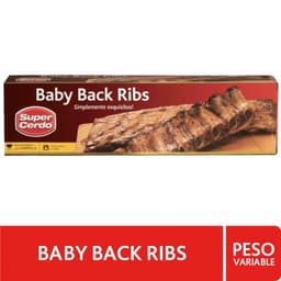 Costillitas de Cerdo Baby Backs Ribs Super Cerdo 1 Kg