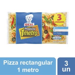 Masa Pre-Pizza Rectangular 750 gr