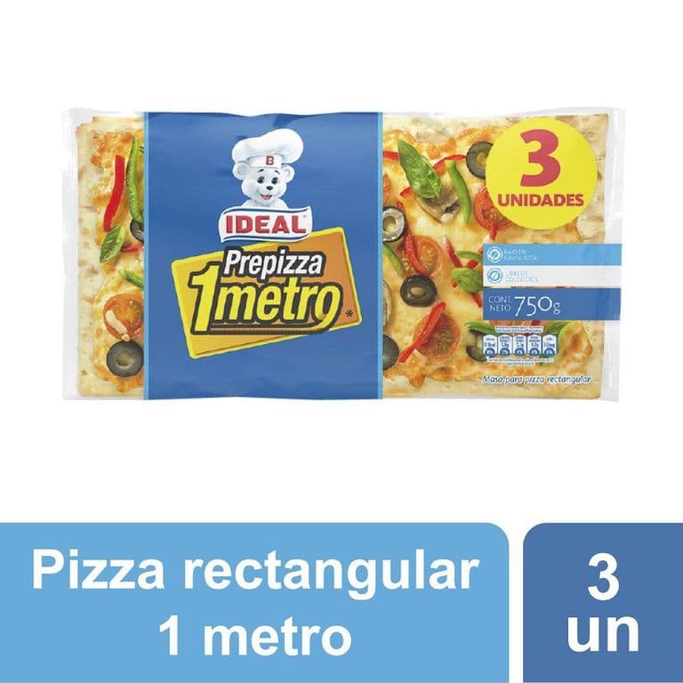 Masa Pre-Pizza Rectangular 750 gr