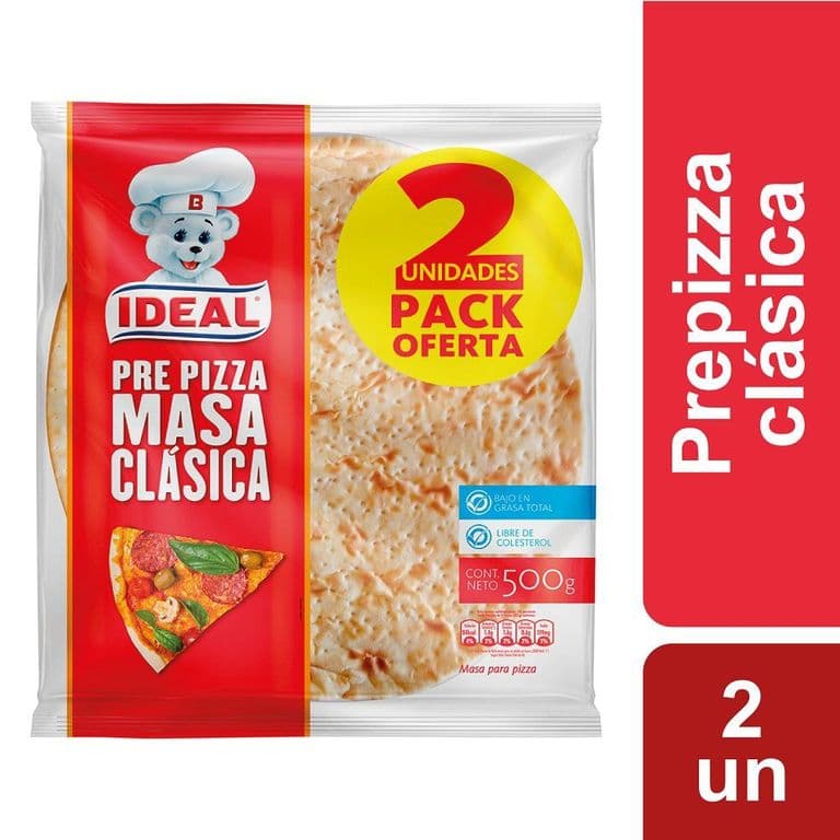Masa Pre-Pizza Clasica Ideal 500 GR