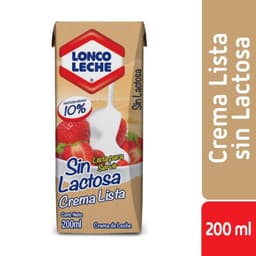 Crema sin Lactosa 200 ML